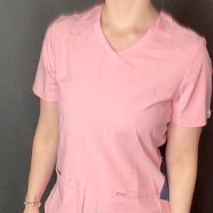 Infinity by Cherokee Scrub Top & Jogger Set